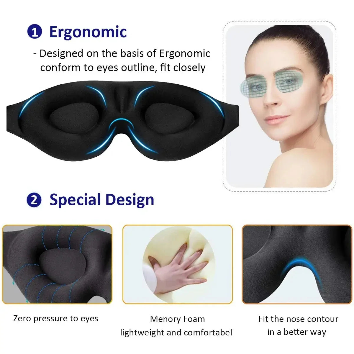 Somnoze™ Eye Mask for Sleeping